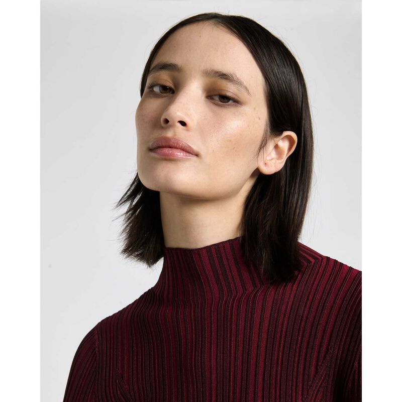 Cue Engineered Rib Knit image number 2